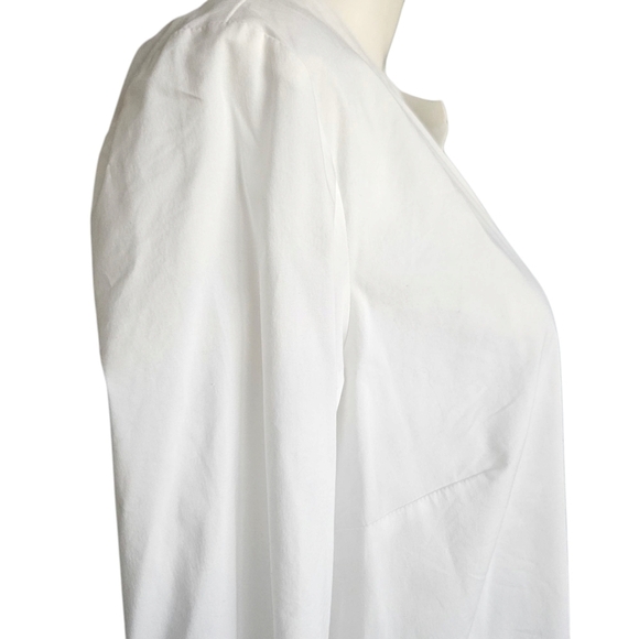 J. Jill Womens Button Down Long Sleeve Size Medium Classic Workwear Summer - Picture 2 of 10